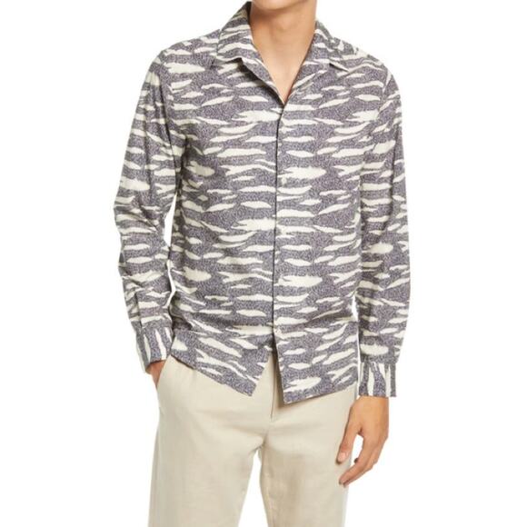 Ted Baker Annex Long Sleeve Zebra Print Shirt 3XL - Picture 1 of 6
